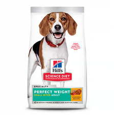 Hill's Science Diet Adult Perfect Weight Small Bites Chicken Dry Dog Food 25 lb