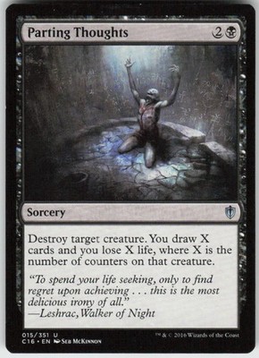 PARTING THOUGHTS 15 UNCOMMON COMMANDER 2016 LP