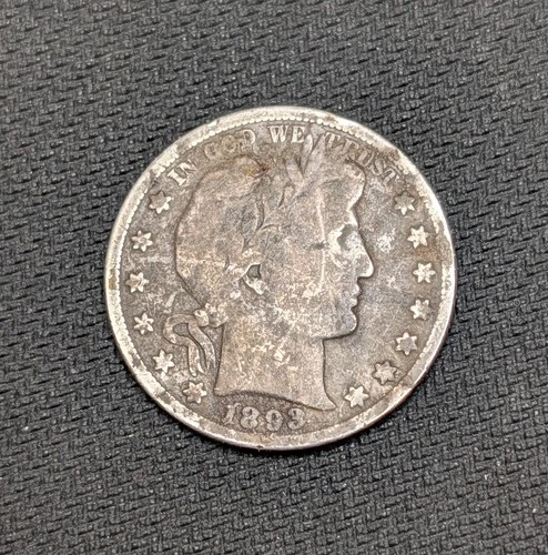 New Listing1893 Barber Silver Half Dollar Philadelphia Mint