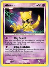 Abra 69/123 Common Mysterious Treasures Pokemon Moderately Played
