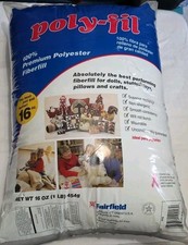 Polyfill Stuffing Polyester Fiber Pillow Stuffed Toys Crafts Sewing Dolls 16 Oz