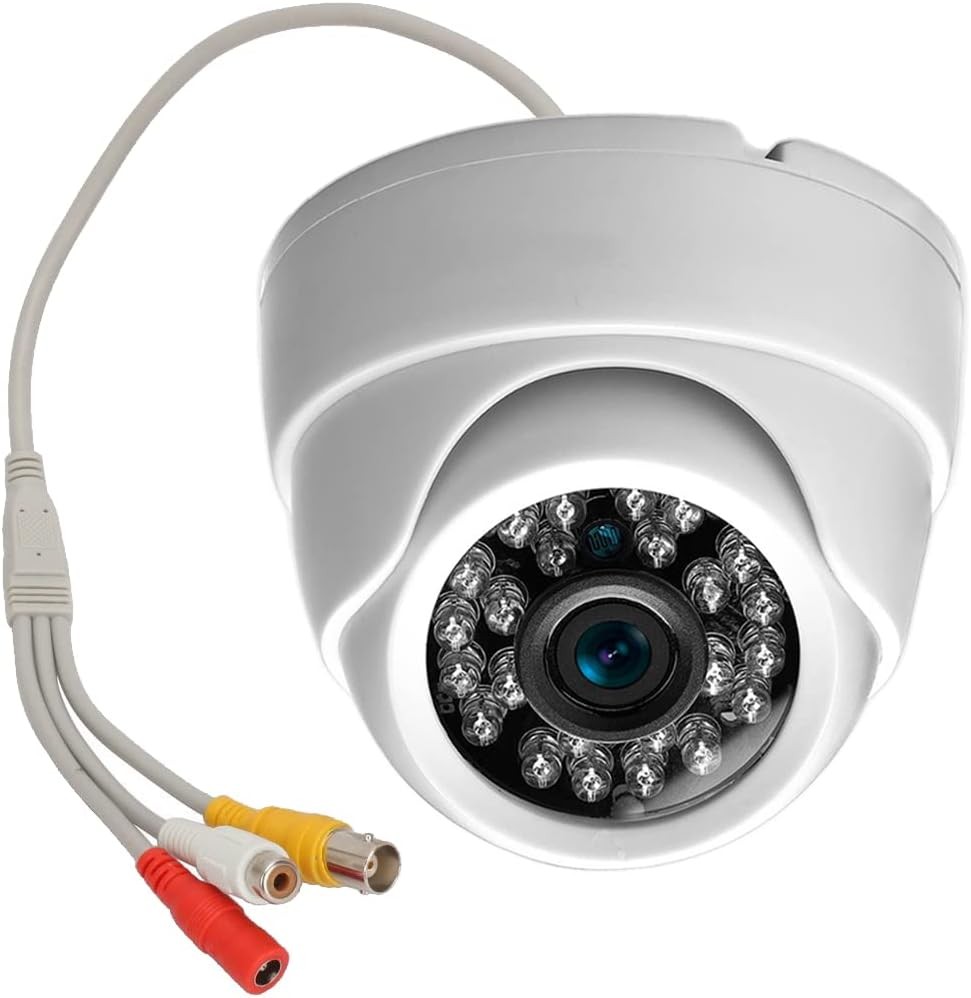 Vanxse&reg; CCTV 24ir LEDs 1/3 CCD 800tvl Indoor Dome Audio Camera D/n Security... 