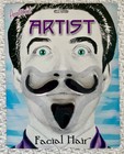 Salvador Dalí joke mustache and beard; party costume accessory