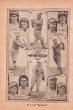 1927 St. Louis Cardinals Jim Bottomley Billy Southworth 1920s Baseball Team Page