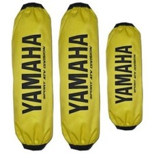 Quad Stoßdämpfer + Feder Schutz Shock Cover passt für Yamaha Raptor 660 gelb