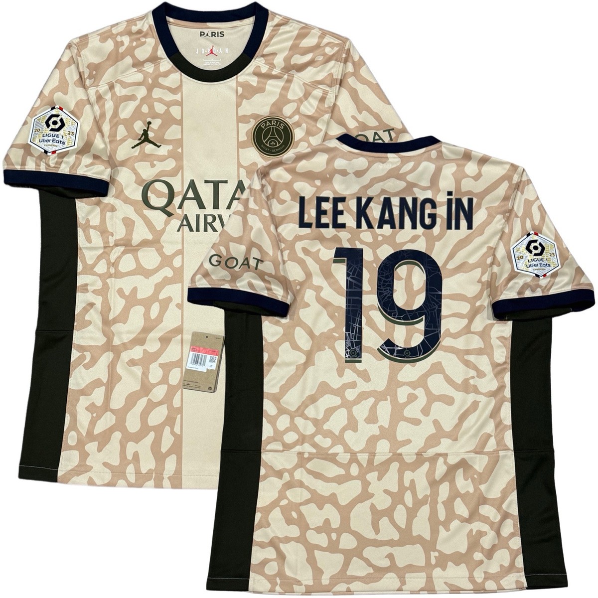 2023/24 PSG Fourth Jersey #19 Lee Kang-in Large Jordan Paris
