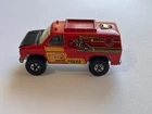 Vintage 1977 Hot Wheels Moto Cross Team Baja Breaker Van Scene Machine Red