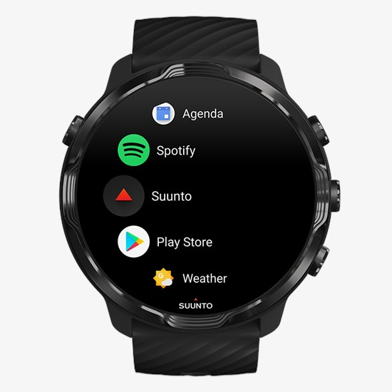 Suunto 7 Sportuhr Gps Laufuhr Fitnesstracker Smartwatch Uhr Amoled Black Lime-image