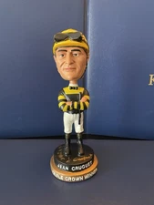 Jean Cruquet Autographed Horse Racing Bobblehead (Now Box) Beautiful