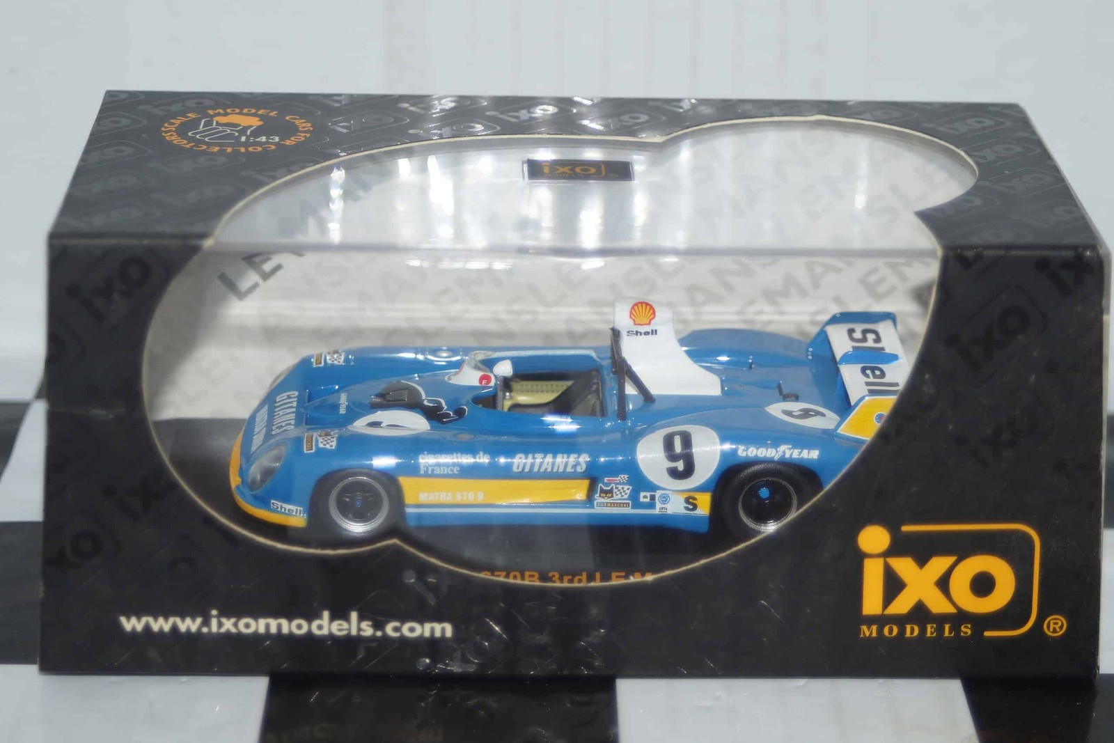 Ixo Matra MS670B #9 3rd LeMans 1974 J.P.Jabouille  LMC019 1:43 DIECAST