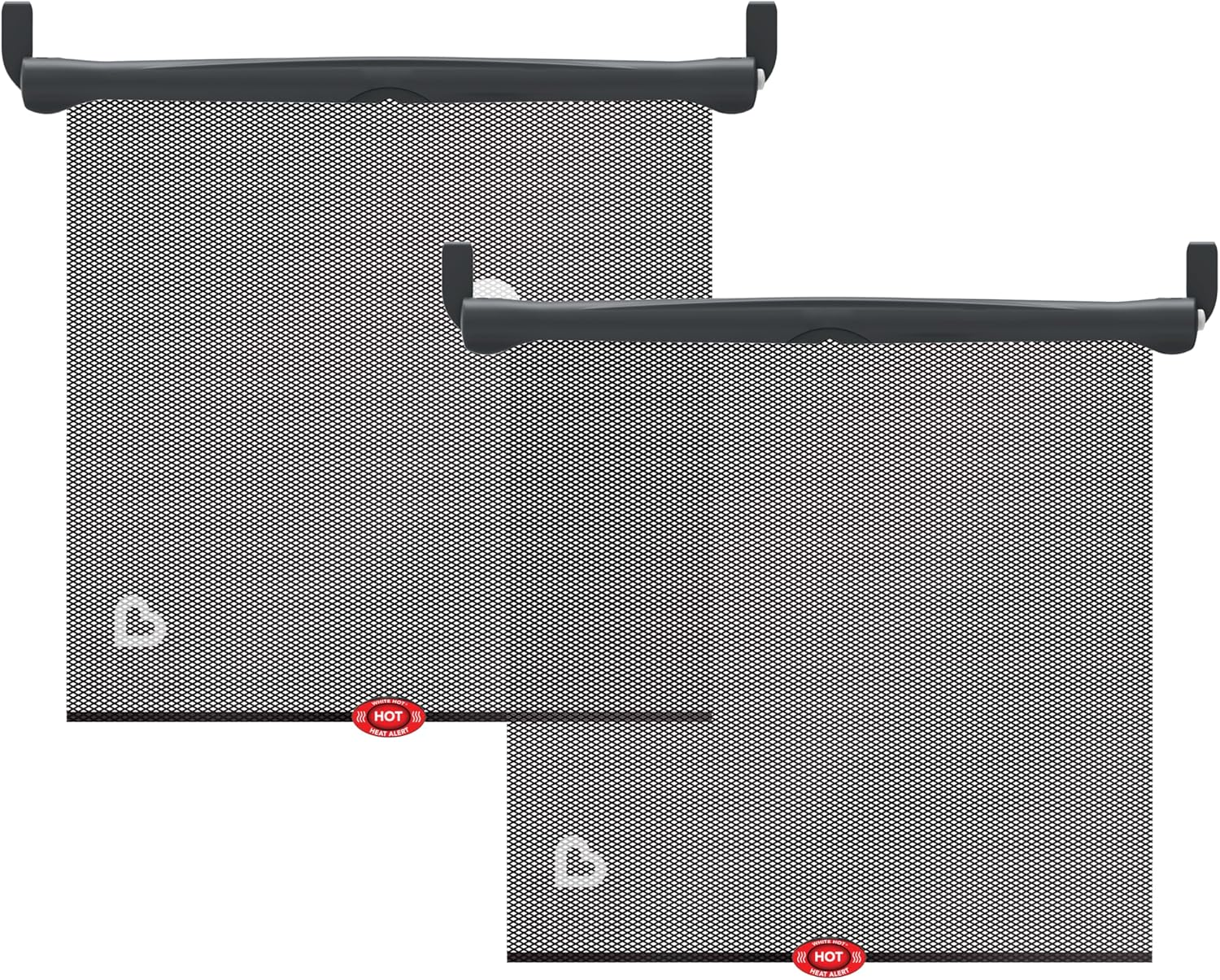 Munchkin Brica Sun Safety Car Window Shade with Heat Alert, Helps Block UVA/UVB