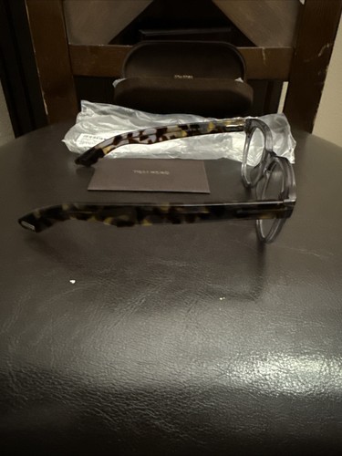 Tom Ford FT5807-B 020 Grau/Klar Blaulicht Block 50mm Brille Neu Authentisch - Bild 9 von 12