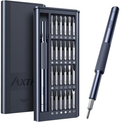 AXTH 25-in-1 Small Precision Screwdriver Set, Professional Magnetic Black