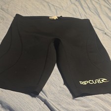 RIP CURL Men's Neoprene Wetsuit Shorts Black Size M MPN WSH8EM