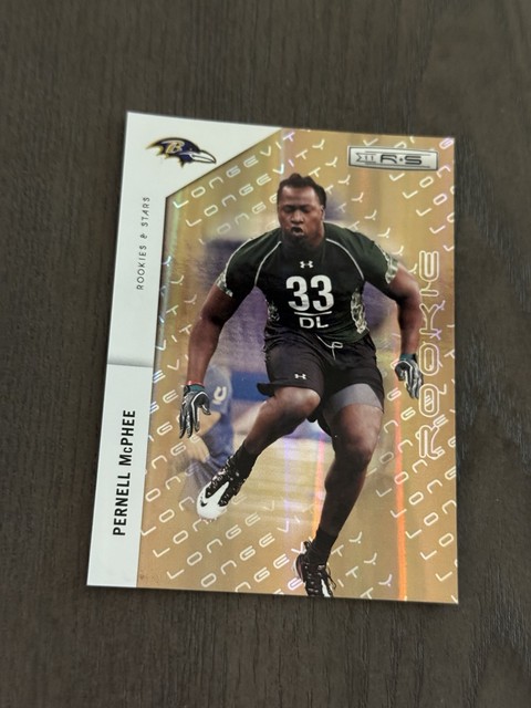 2011 Panini Rookies & Stars Longevity Gold SP /49 #224 PERNELL McPHEE Rookie RC