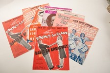 Judy Garland Music Sheet Lot Andy Rooney (MC2/JSF6) Babes Broadway Harvey Girls