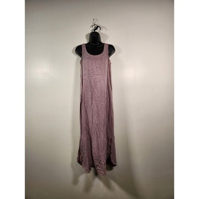 HAVEN WELL WITHIN Maxi Dress Womens XS Mauve Cupro Rayon Sleeveless Loungewear