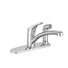  Polished Chrome American Standard Colony Pro Single Handle Kitchen Faucet