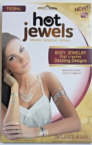 Hot Jewels~Body Jewelry Tribal~Temporary Tattoos~As Seen On TV~Factory Sealed~ 740275014271 | eBay Hot Jewels~Body Jewelry Tribal~Temporary Tattoos~As Seen On TV~Factory Sealed~ 740275014271 | eBay