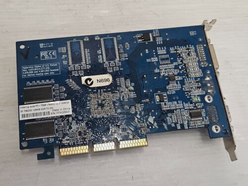 GeForce FX5200 128MB DDR, 64 BIT, AGP 4x/8x, VGA, DVI, XFX PV-T34K-NAHG, WORKING - Picture 3 of 4