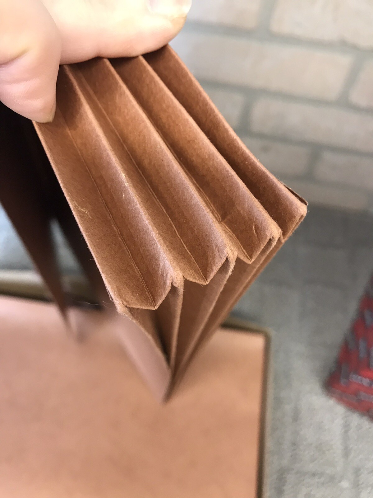 Smead® 3 1/2" Accordion Expansion Wallet, 14 3/4 x 9 1/2, Redrope 71055