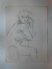 DDR Maler Professor Peuker Wolfgang Bleistift Zeichnung Original  Studien