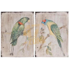 S/2 Wall Decor Mdf Art Beige Multicolor Indoor Outdoor Living Dining Room