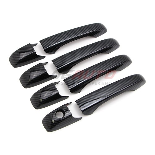 Per Jeep Patriot / Dodge Avenger 2008-2014 Copri Maniglia Porta Stile Fibra di Carbonio - Foto 2 di 5