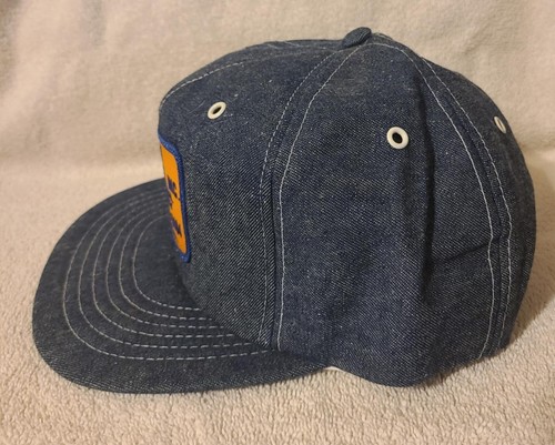 Vintage 1980er Denim Trucker Mütze Kohle Bergbau Patch Snapback Bergbau Elektronik - Bild 10 von 14