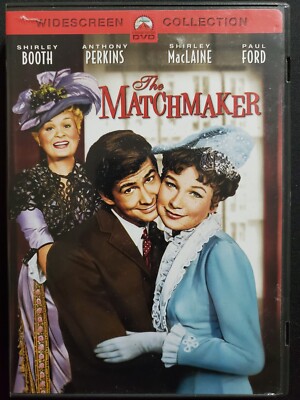 The Matchmaker DVD Shirley Booth, Anthony Perkins, Shirley MacLaine 1958 R1 OOP