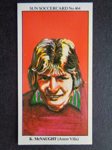 The Sun Soccercards 1978-79 - Ken McNaught - Aston Villa #464 - 第 1/2 張圖片
