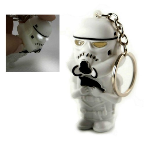 LED STORMTROOPER SCHLÜSSELANHÄNGER mit LICHT und SOUND Spielzeug Keyring Key Chain Ring Star Wars - Bild 1 von 6