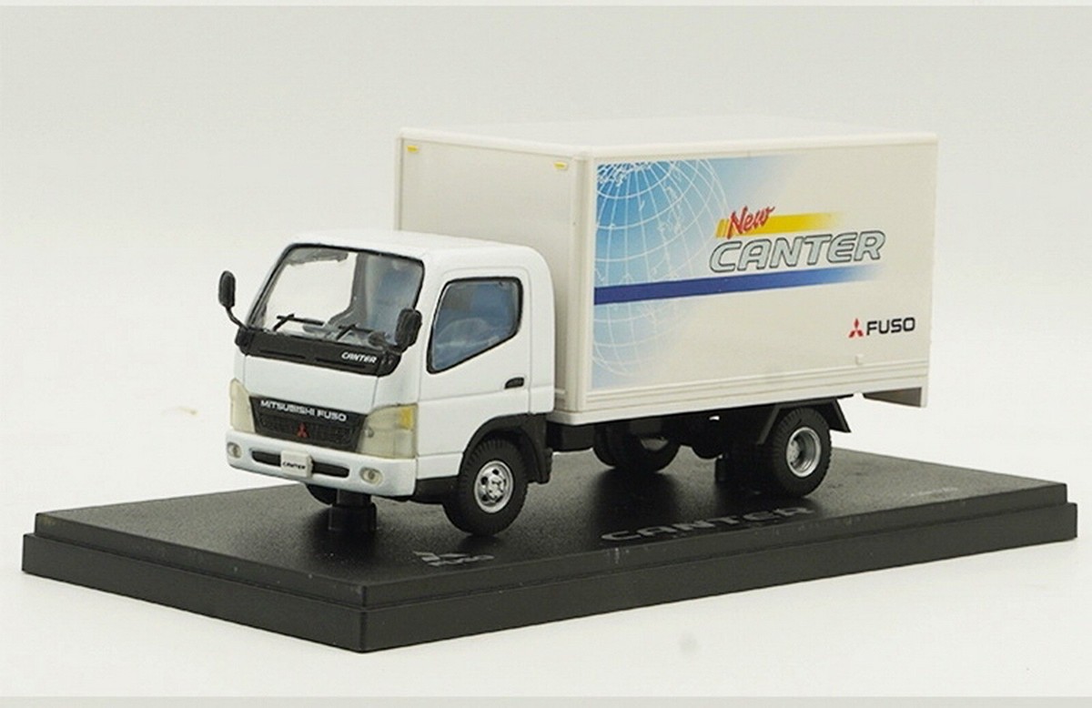 1/43 Scale Mitsubishi FUSO CANTER Truck White Diecast Car