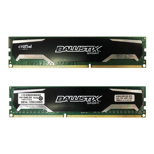 16GB 2x 8GB DDR3 PC3-12800U 1600MHz DIMM Desktop RAM Crucial Ballistix Sport DE - Bild 4 von 10