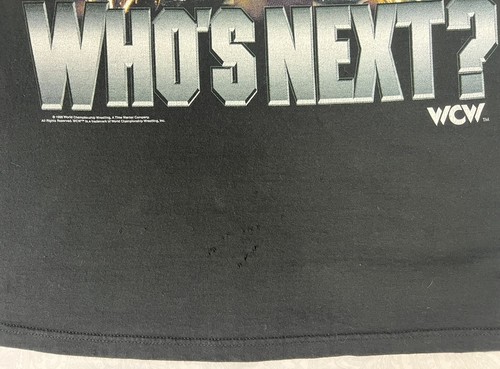 vintage Goldberg WCW Liquid Blue AOP - XL, 1998 White Tag - Picture 7 of 7