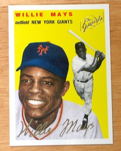 1994-Topps-Archives-1954-Reprint-Set-90-Willie-Mays-GOLD-Giants-Gem-Mint