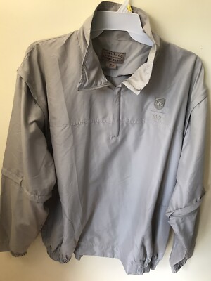 UPS 100 Years Mens Size XL Tan Rain Coat 1/4 Zip zipper pockets And Sleeves New