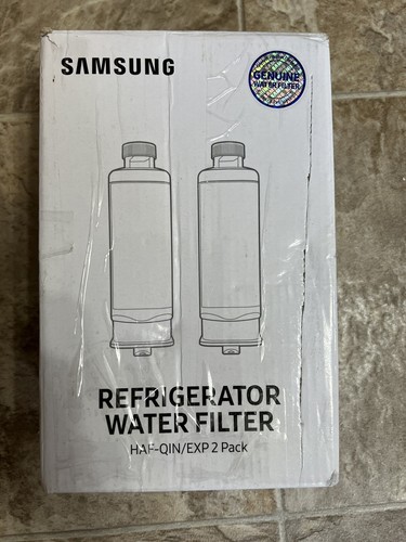 2 PACK Genuine Samsung DA97-17376B HAF-QIN/EXP REFRIGERATOR Water Filter NEW - Picture 2 of 2
