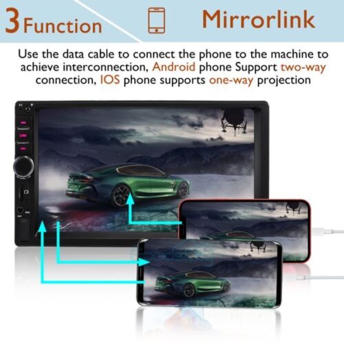 Radio Estereo De Pantalla Para Coche Carro GPS Tactil 2 DIN Bluetooth Con Camara - Bild 8 von 29