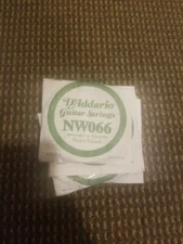 D'addario electric guitar strings. NW066 NICKEL WOUND