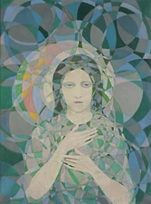 Biegas Bolesław : HOPE OF UNCERTAINTY : 1920 : Archival Art Print