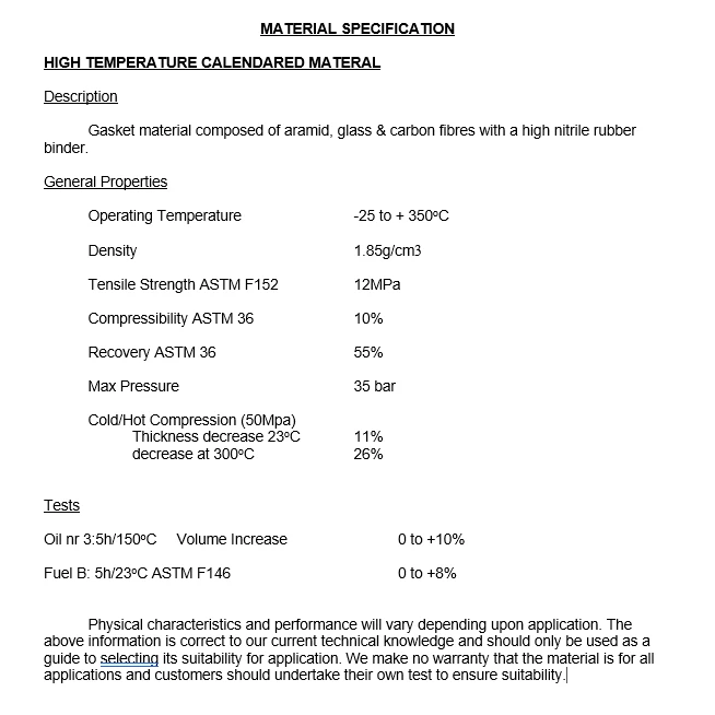 "PAQUETE DE MATERIALES DE JUNTA KLINGER, ""C4324- KLINGERSIL"" (HOJAS DE 250x450mm x3) Foto 3 de 4