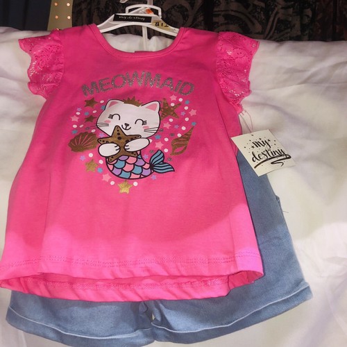 Girls Shorts Set|2 Piece Set |Size 4t | Casual Wear - 第 3/4 張圖片