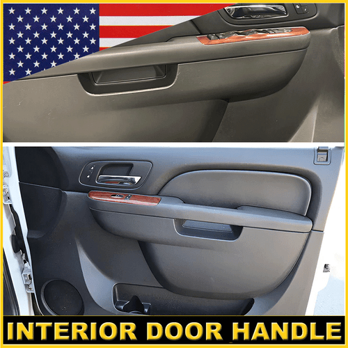 2PCS Interior Front Door Handle Left & Right Side Fits 2007-2013 GMC Sierra 1500 - Picture 1 of 10