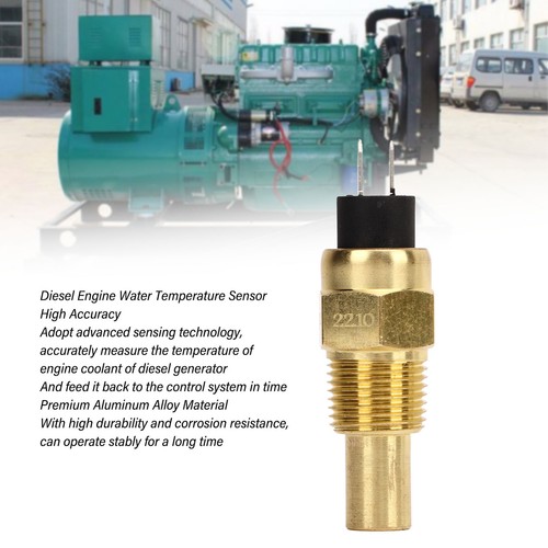 Water Temperature Sensor 3/8NPT 3W Overheating Alarm Coolant Temp Transducer - Picture 4 of 22