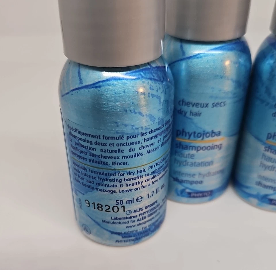 Phyto PhytoJoba интенсивный увлажняющий шампунь 1,7 жидк. Oz дорожный размер (лот из 3) - Изображение 2 из 2