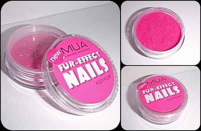 MUA Make Up Academy Fur-Effect Nails, Fuzzy Fluff, Fluffiges Nail Art Nagelpuder