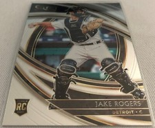 2020 Panini Select Baseball Jake Rogers Detroit Tigers Premier Rookie #156