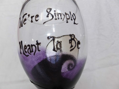 Nightmare Before Christmas Halloween vino gin bicchiere birra Burton zucca re - Foto 5 di 17