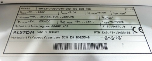 PS 482, ALSTOM - Picture 2 of 5
